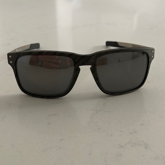 Oakley Other - Holbrook Mix 
Colors: Prizm Black Lenses, Woodgrain Frame